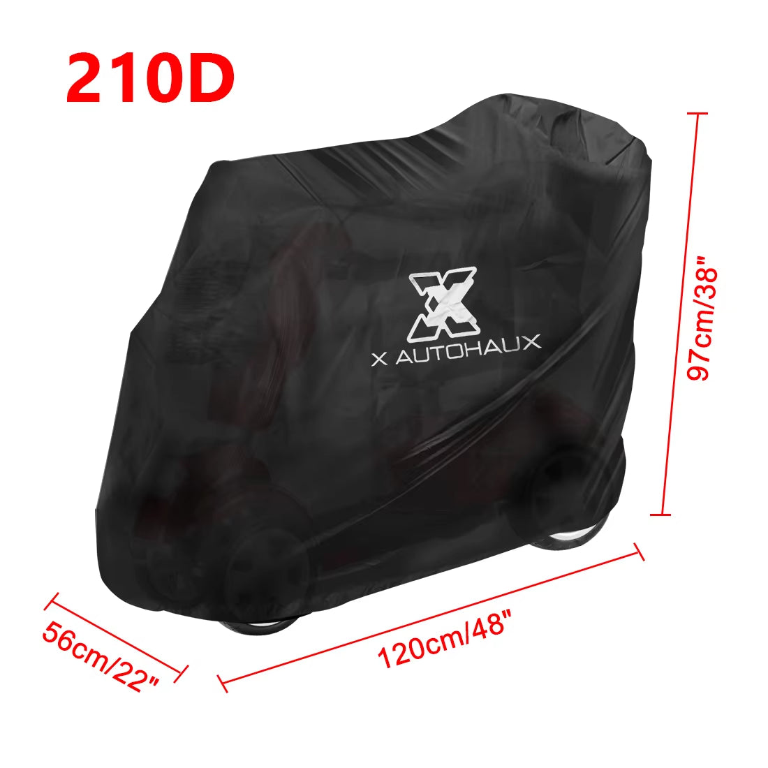 Mobility Scooter Cover Waterproof Rain Protection 190T 210D Polyester Protective Wheelchair Motorcycle Accessories