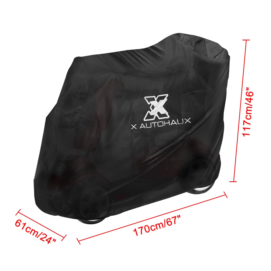 Mobility Scooter Cover Waterproof Rain Protection 190T 210D Polyester Protective Wheelchair Motorcycle Accessories