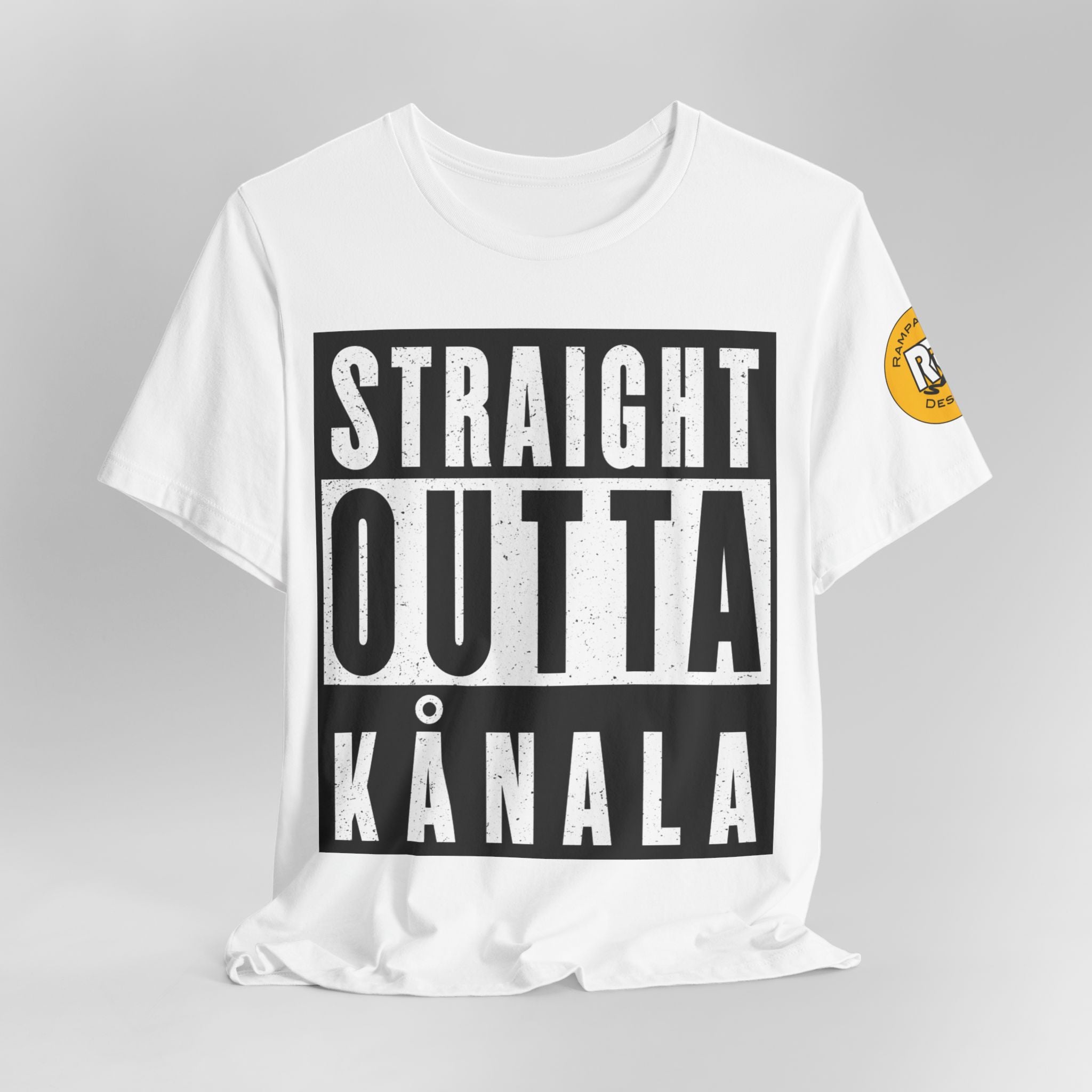 T-Shirt — "Straight Outta Somewhere" Graphic Tee