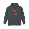 Floral Burst Hoodie — Vibrant Autumn Flower Graphic Sweatshirt