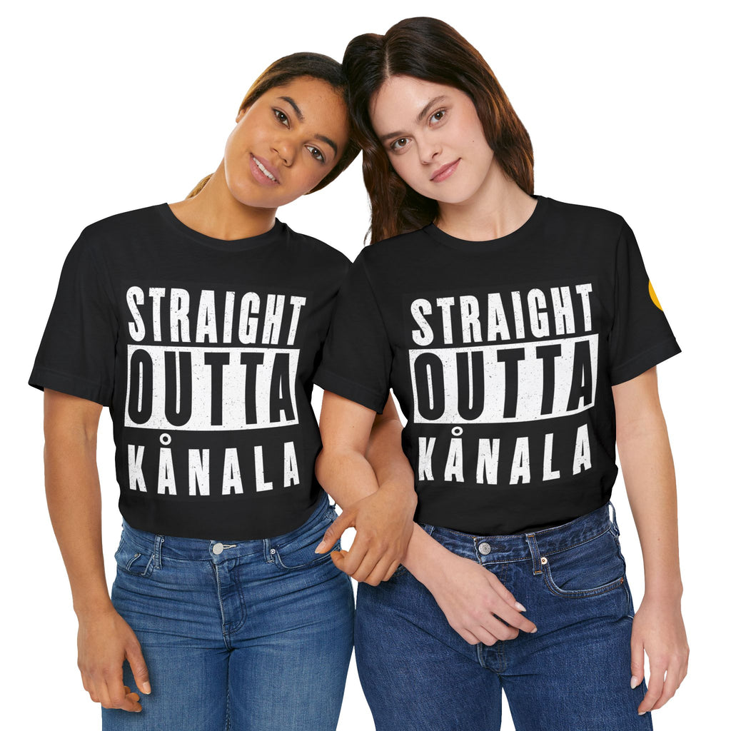 T-Shirt — "Straight Outta Somewhere" Graphic Tee