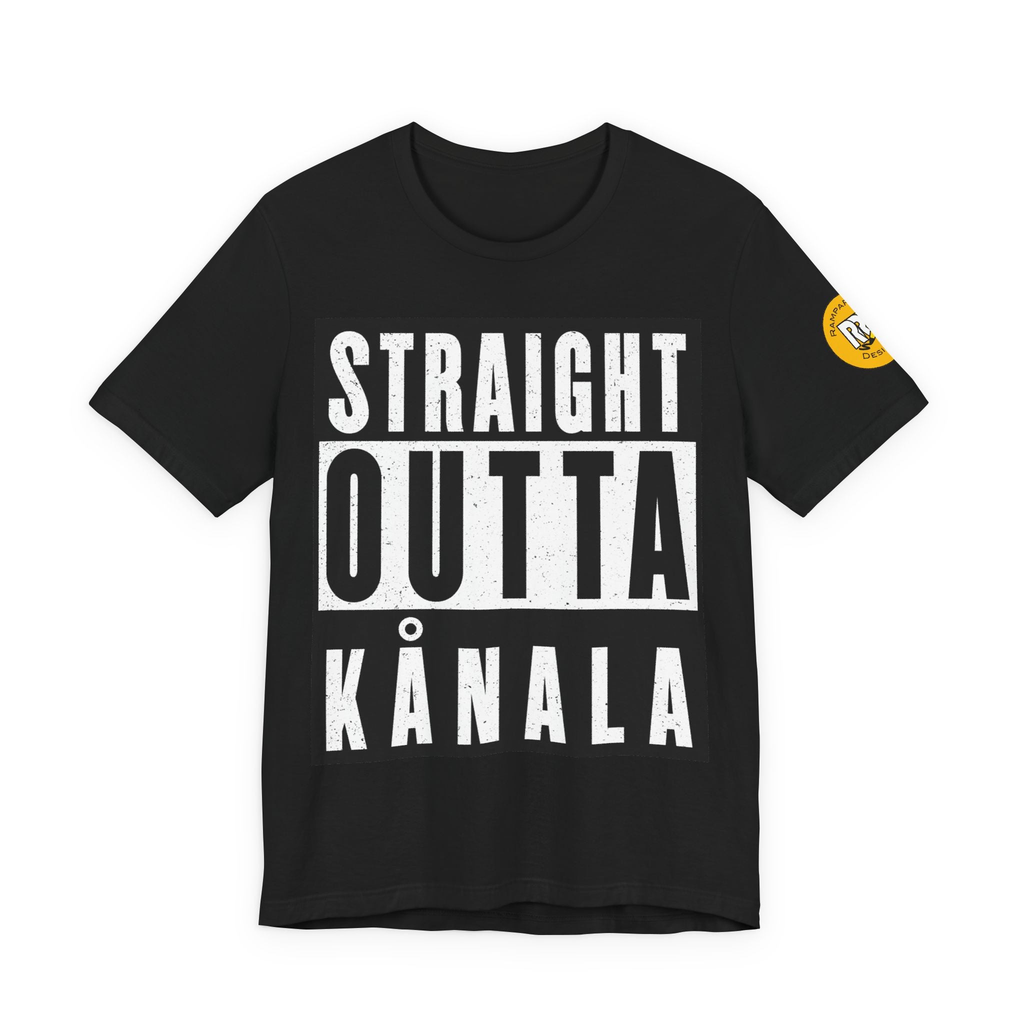 T-Shirt — "Straight Outta Somewhere" Graphic Tee