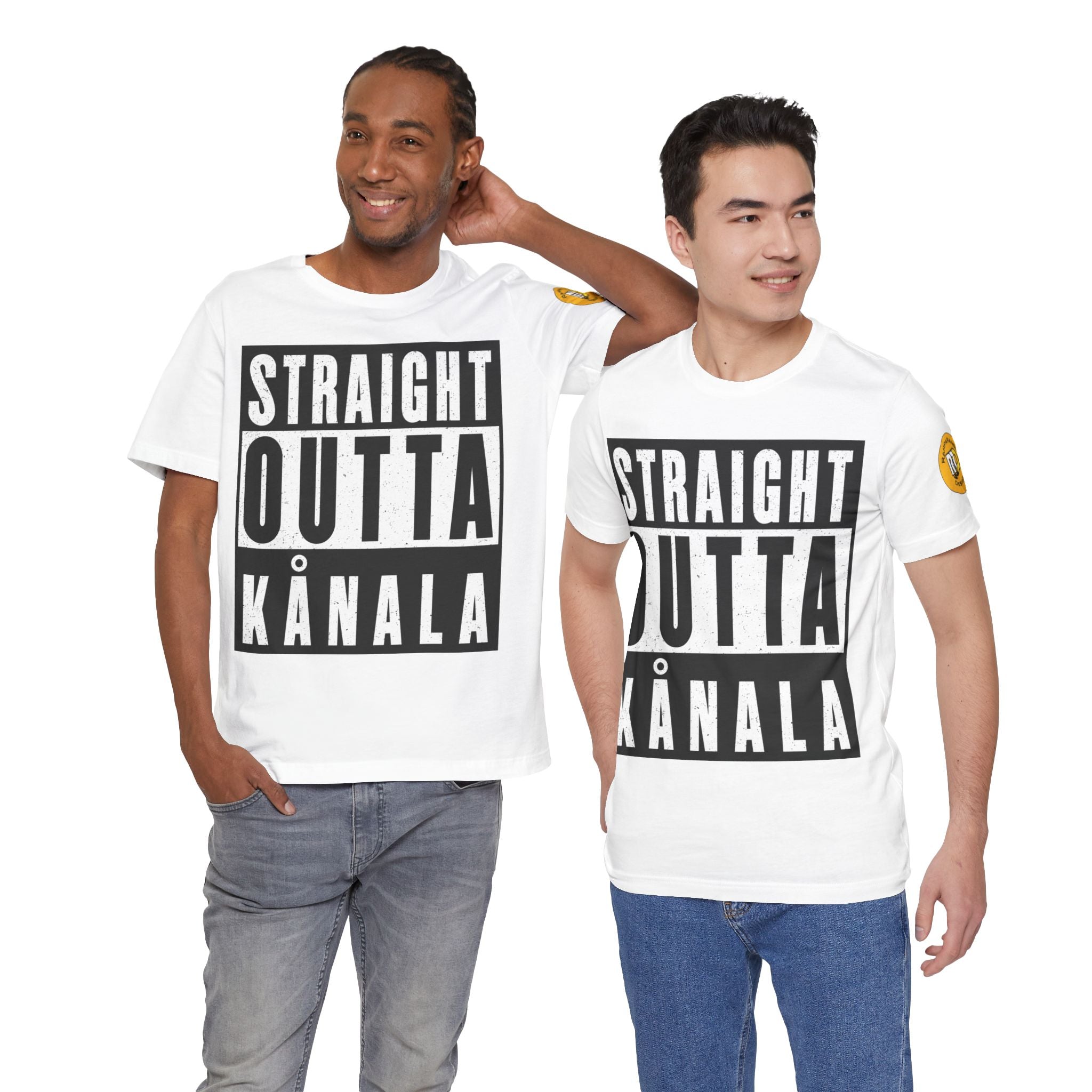 T-Shirt — "Straight Outta Somewhere" Graphic Tee