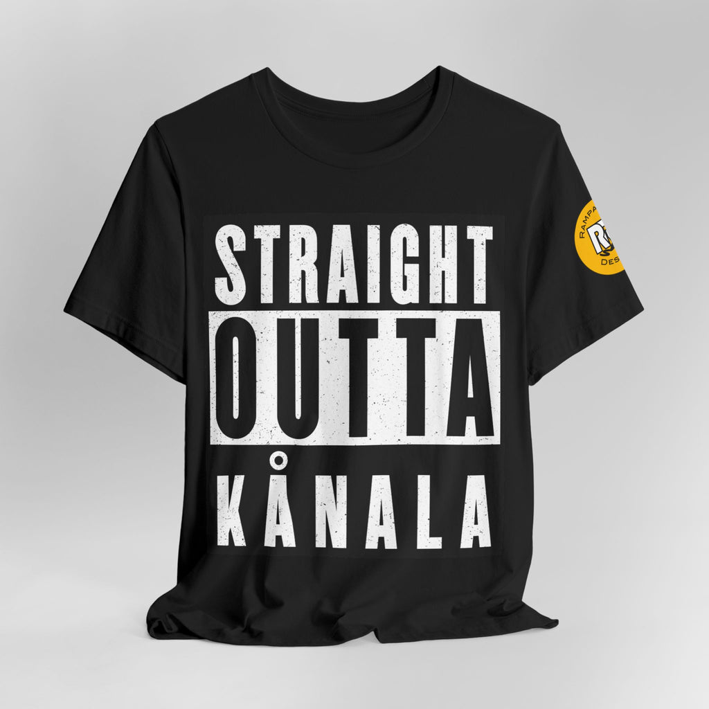 T-Shirt — "Straight Outta Somewhere" Graphic Tee