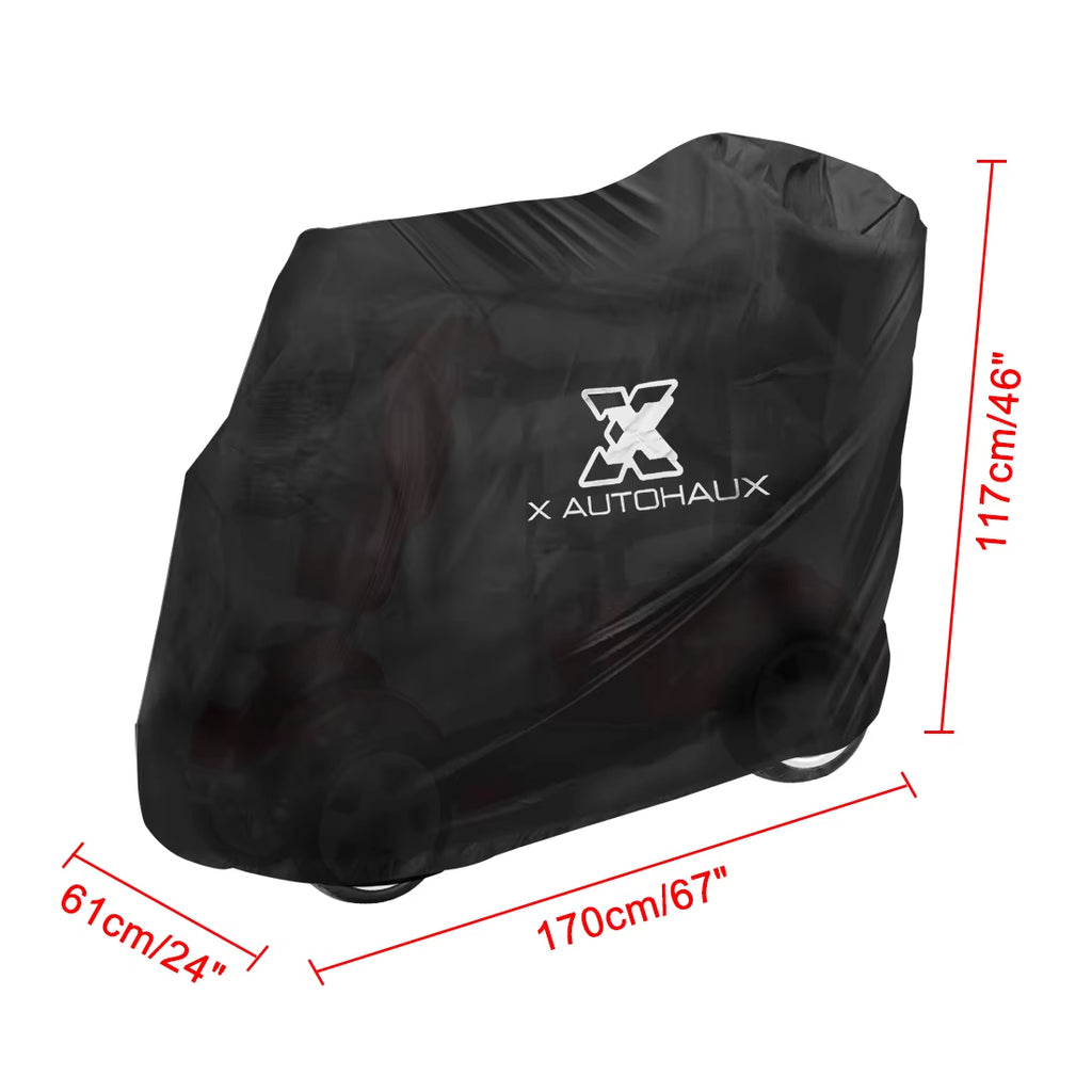 Mobility Scooter Cover Waterproof Rain Protection 190T 210D Polyester Protective Wheelchair Motorcycle Accessories