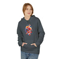 Boho Floral Fleece Hoodie — Bohemian Flower Design