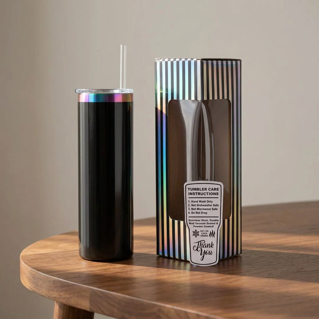 Termosmuki 0,6l, sateenkaarikaiverrus
