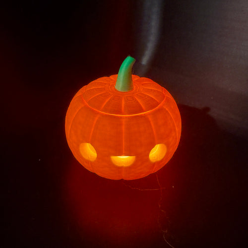 Halloween-kurpitsa LED-tuikulle 3D-tuloste