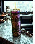 Keepin' it Cool -skinny tumbler, holografinen pääkallo