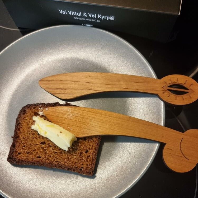 Voi Vittu! + Voi Kyrpä! -voiveitset lahjasetti
